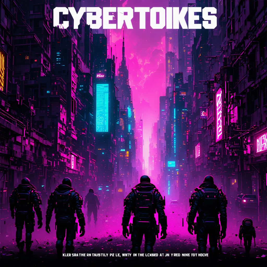 Cyberpunk Book Cover Portada de Libro Cyberpunk