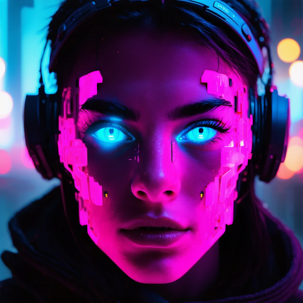 Cyberpunk Portrait Retrato Cyberpunk