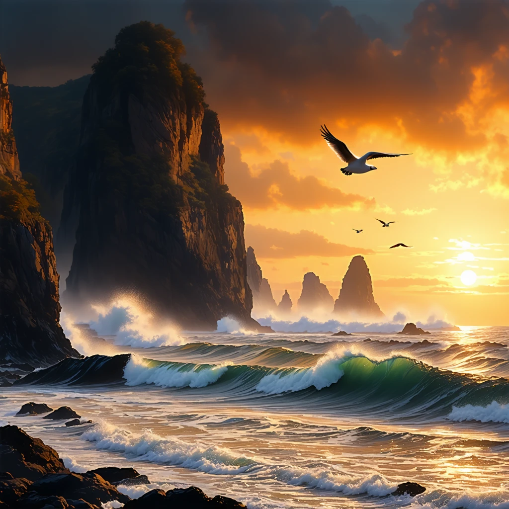 Dramatic Coastal Landscape Dramatic Coastal Landscape