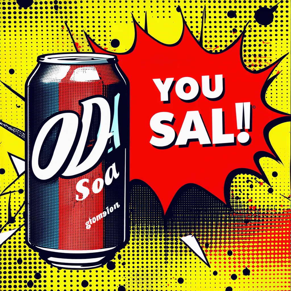 Pop-Art Advertisement Publicidad Pop-Art