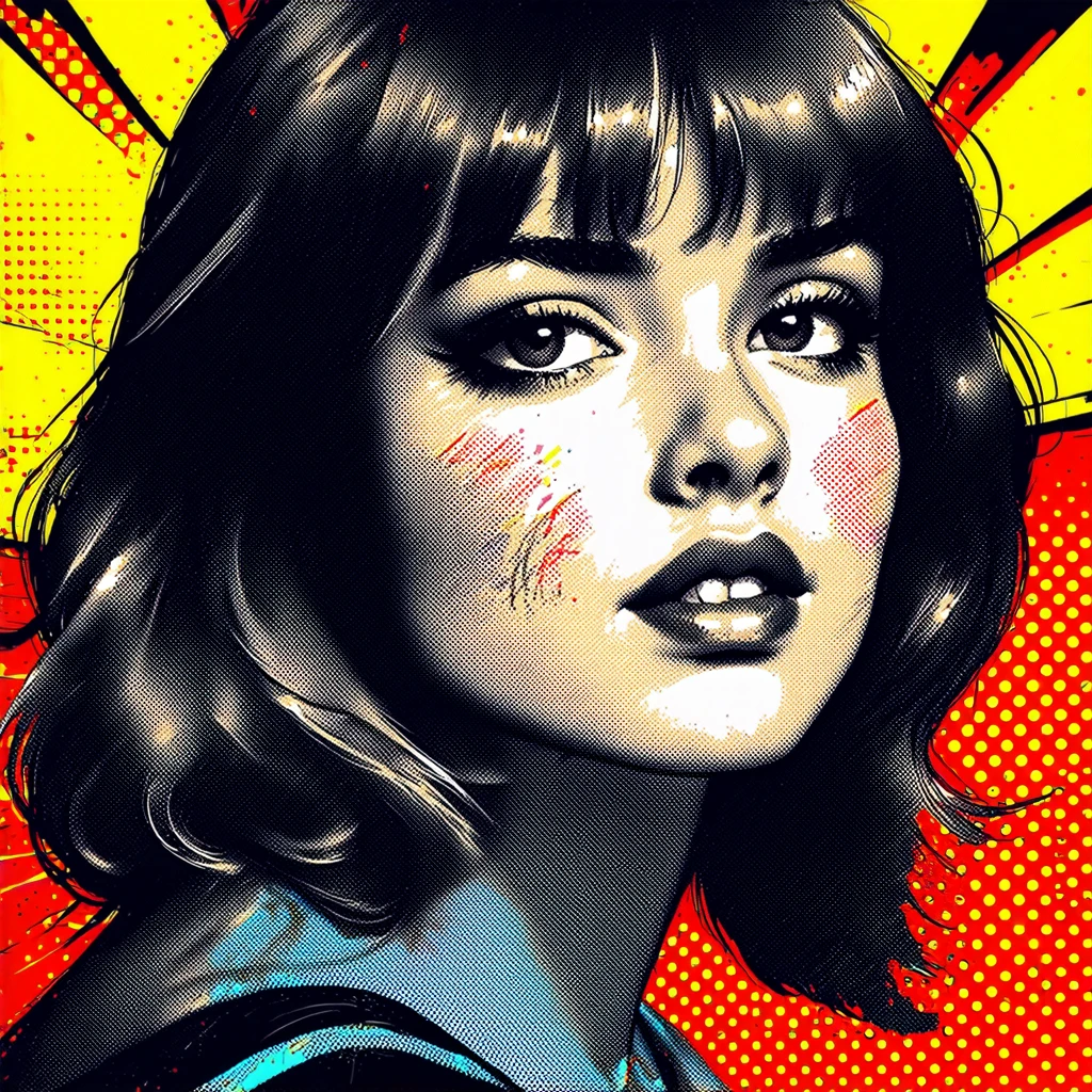 Pop-Art Portrait Retrato Pop-Art