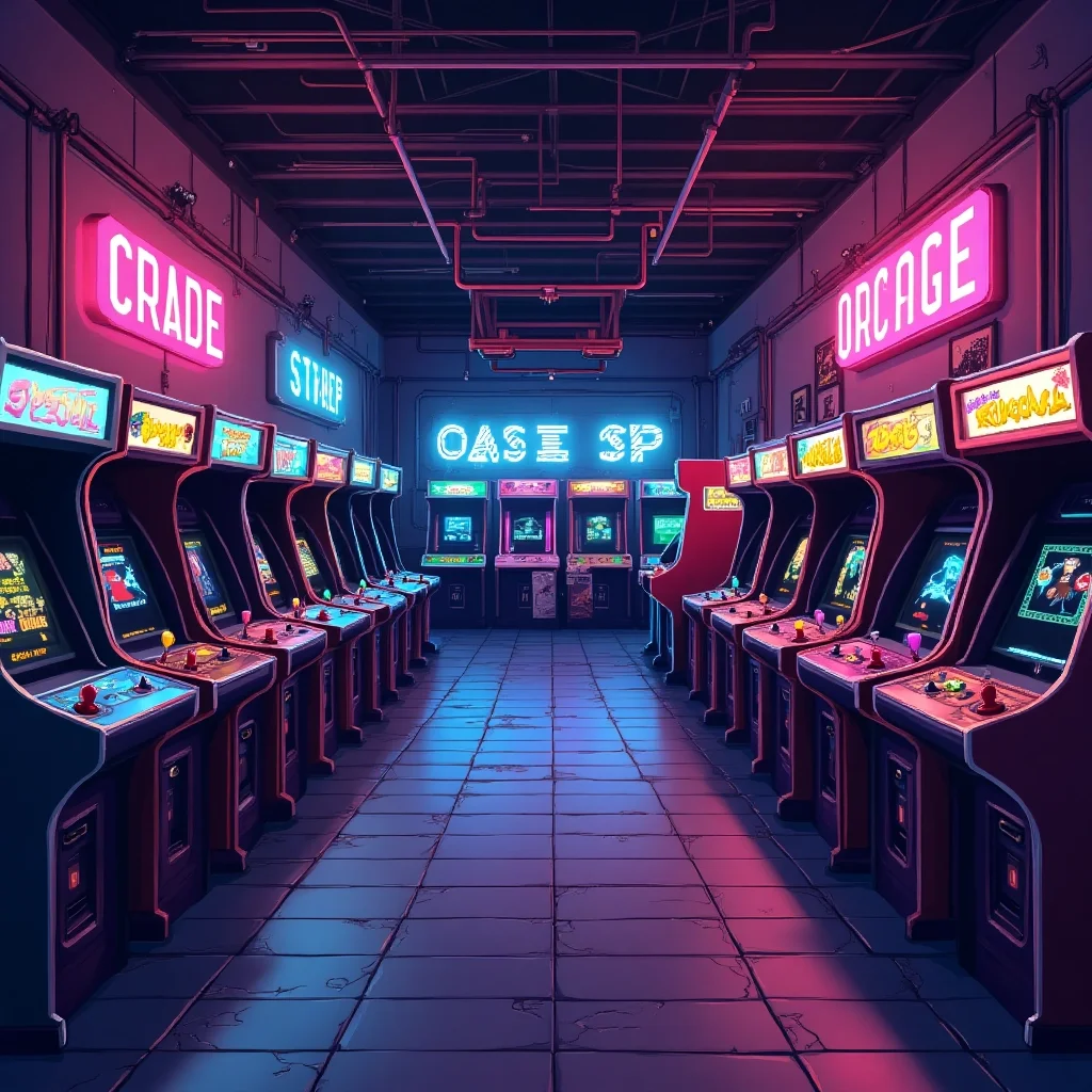 Nostalgia de Arcade Neón