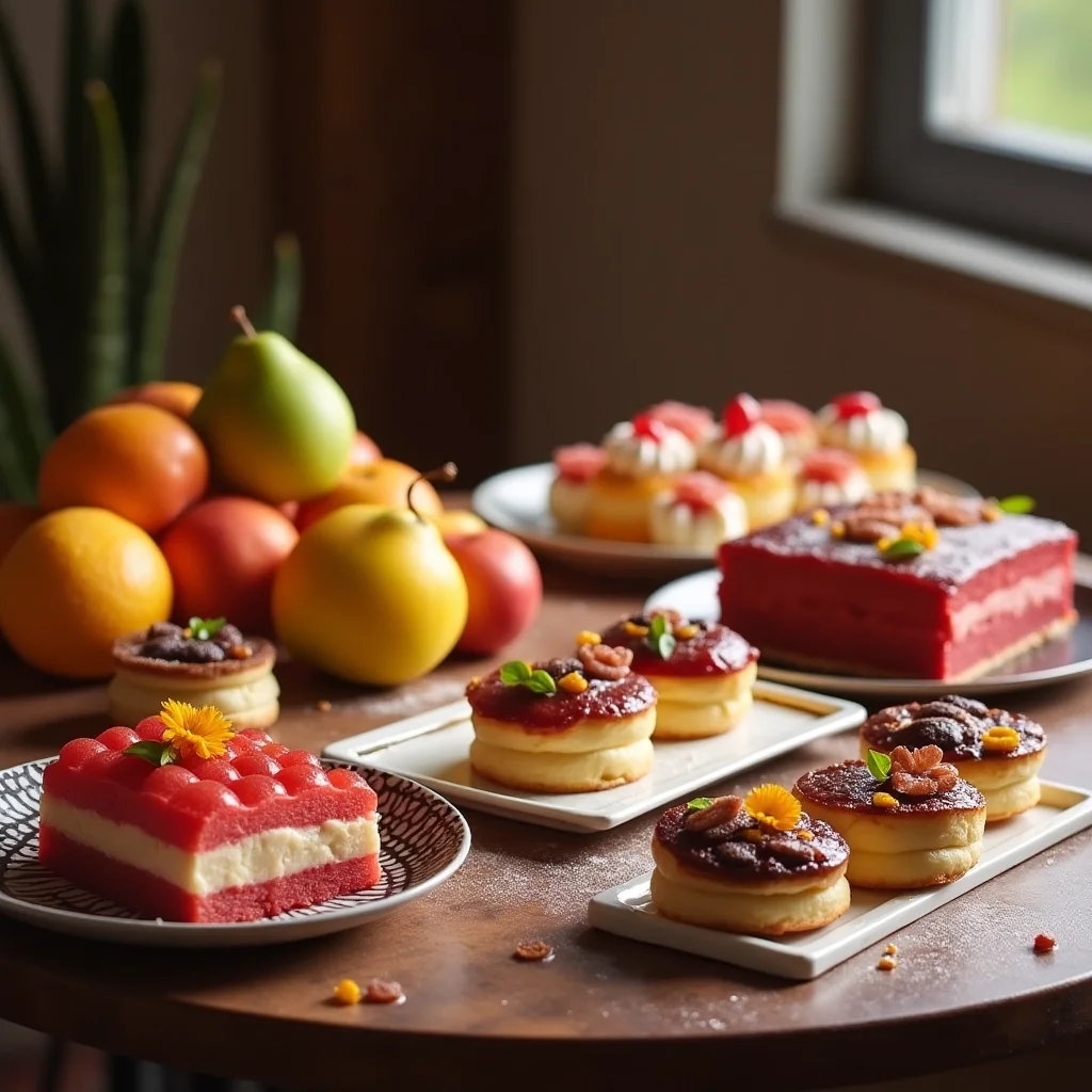 Mesa de Postres Gourmet Brillante