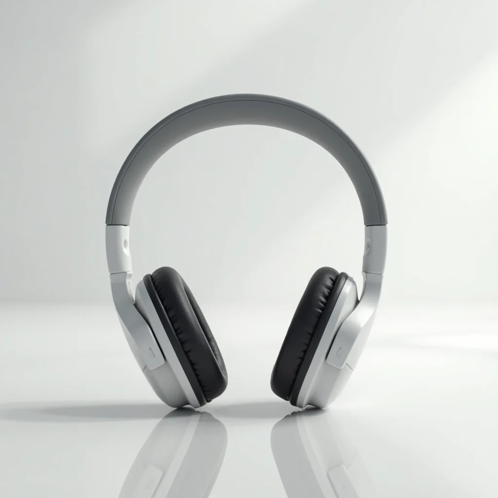Sesión de Fotos de Auriculares Inalámbricos Elegantes