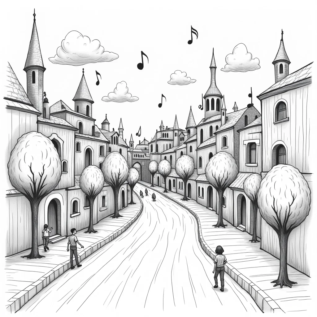 Boceto de Ciudad Musical