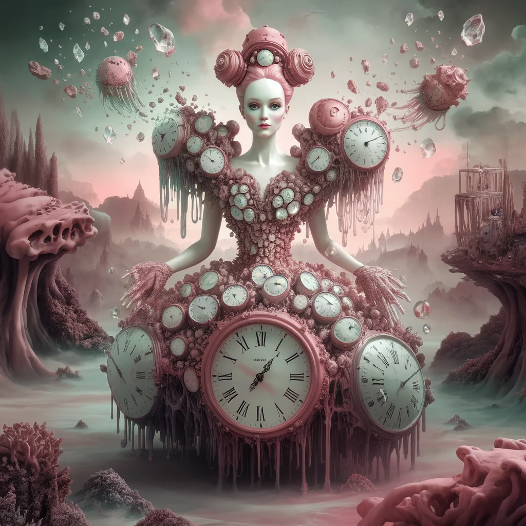 Pasarela de Sueños: Moda Surrealista en un País de las Maravillas Nebuloso