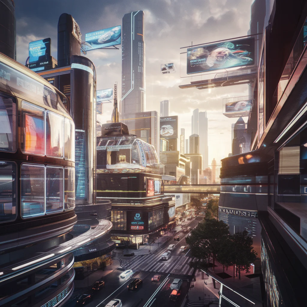 Horizonte Neón: Sueño Urbano Futurista