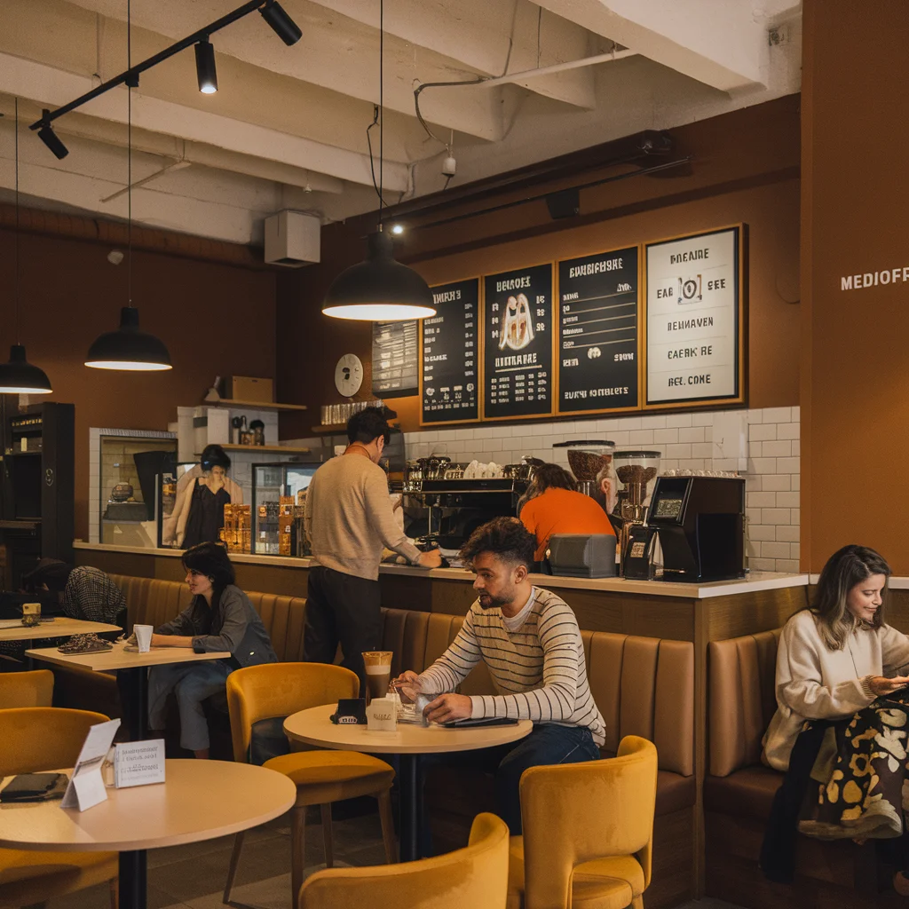 Cafetería Urbana Mocha a la Moda