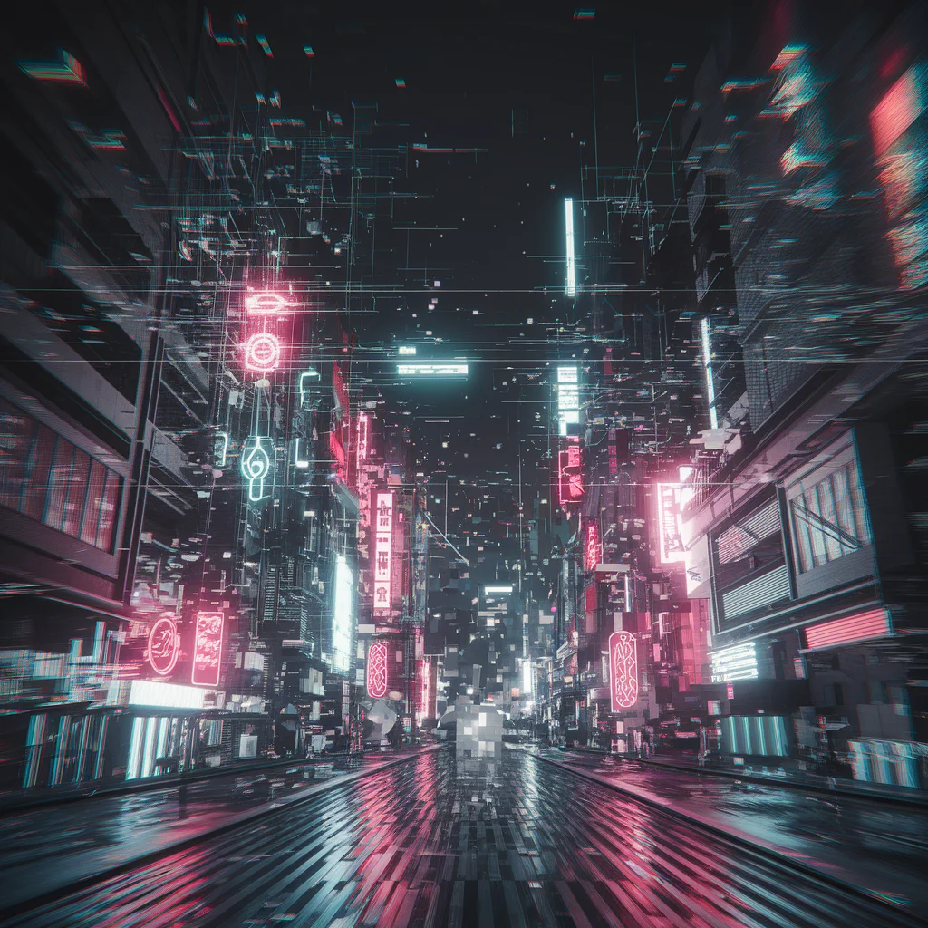 Metrópolis de Neón Glitch