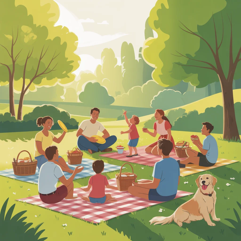 Felicidad en el Picnic de Verano