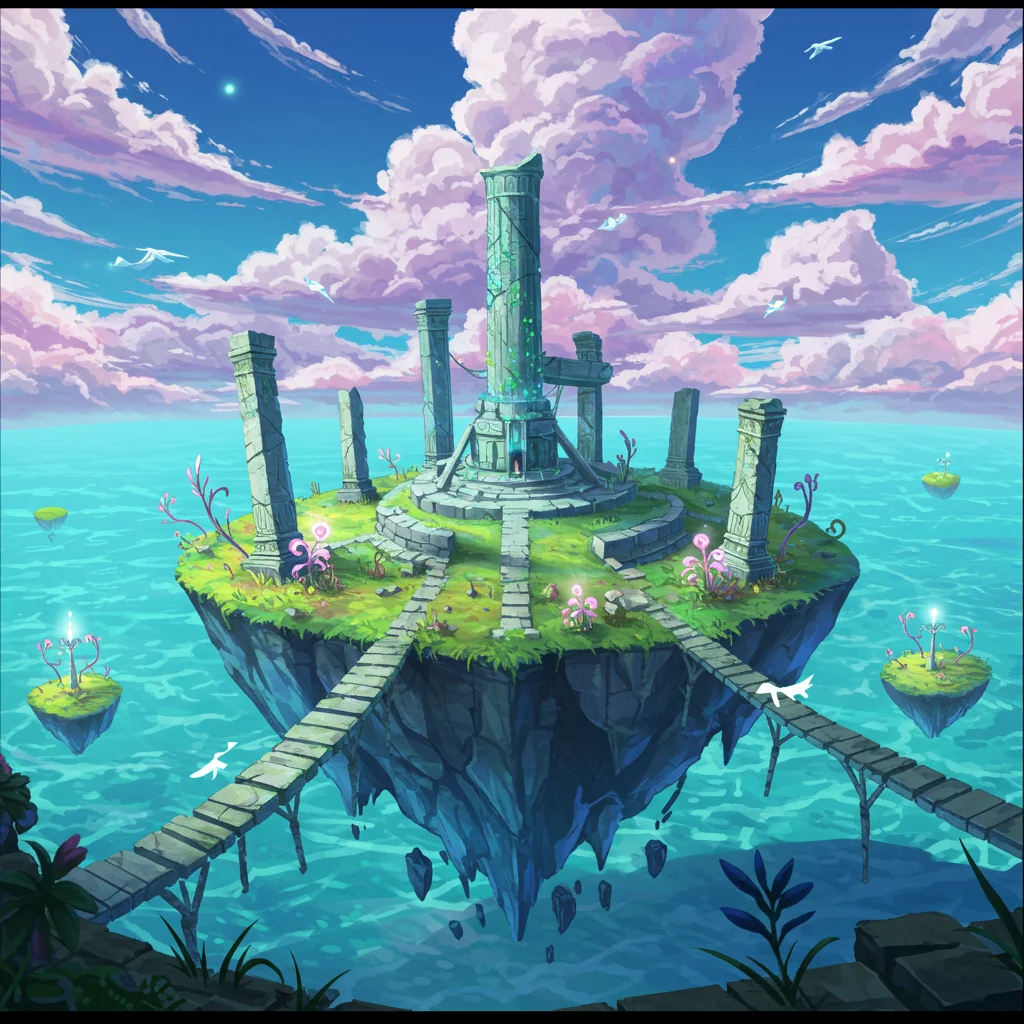 La Isla Flotante Encantada