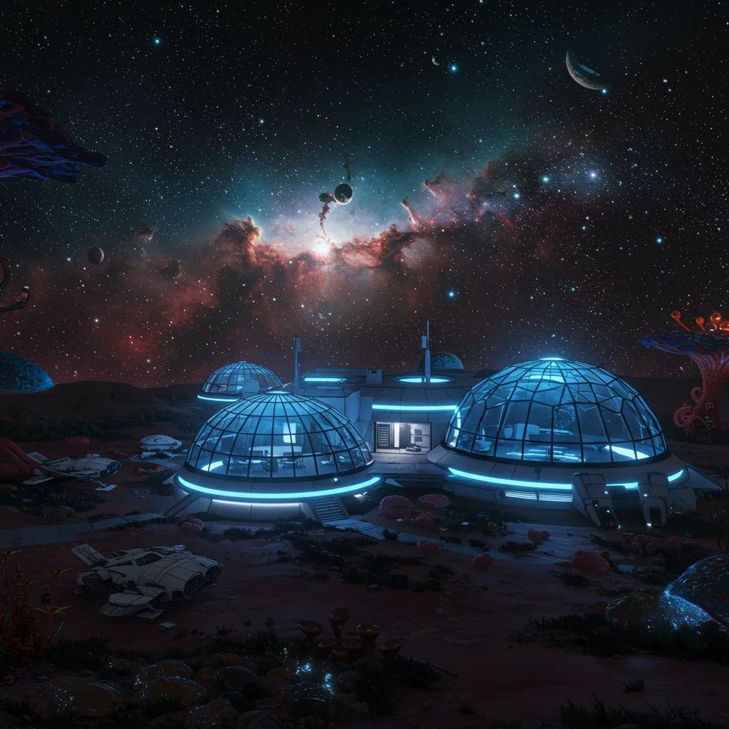 Hogar Espacial Futurista
