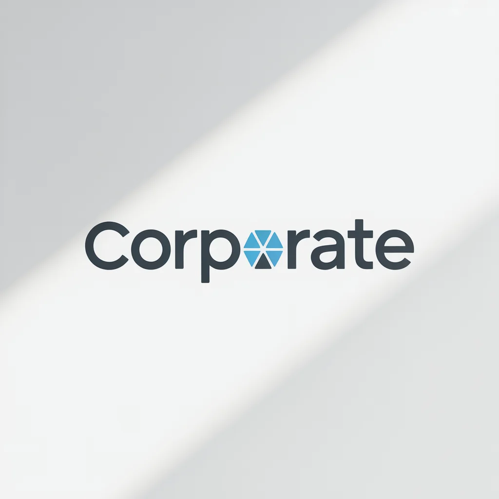 A sleek, minimalist corporate logo design