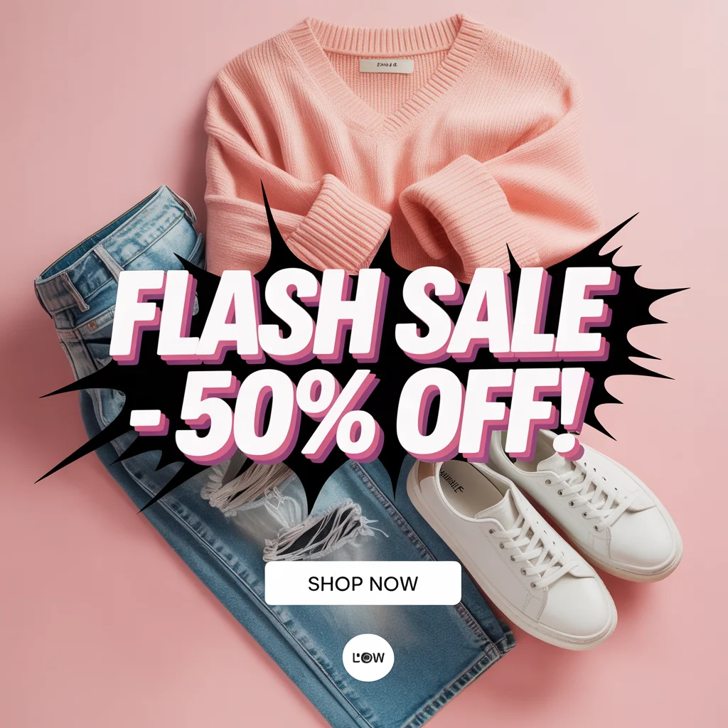Instagram story visualizer, fashion sale