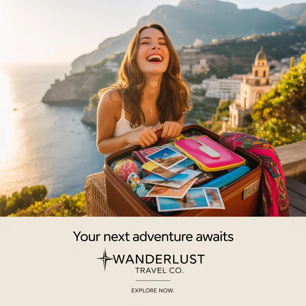 Instagram story visualizer, summer travel