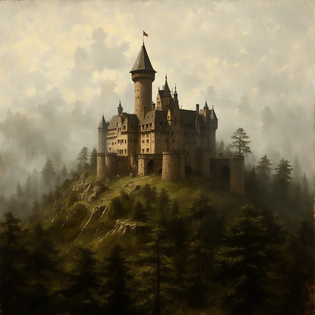 Architecture de château médiéval