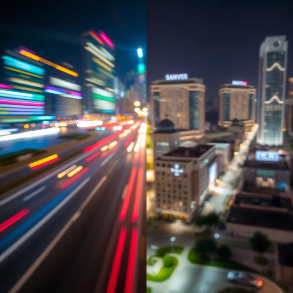 Blurry Long Exposure Style