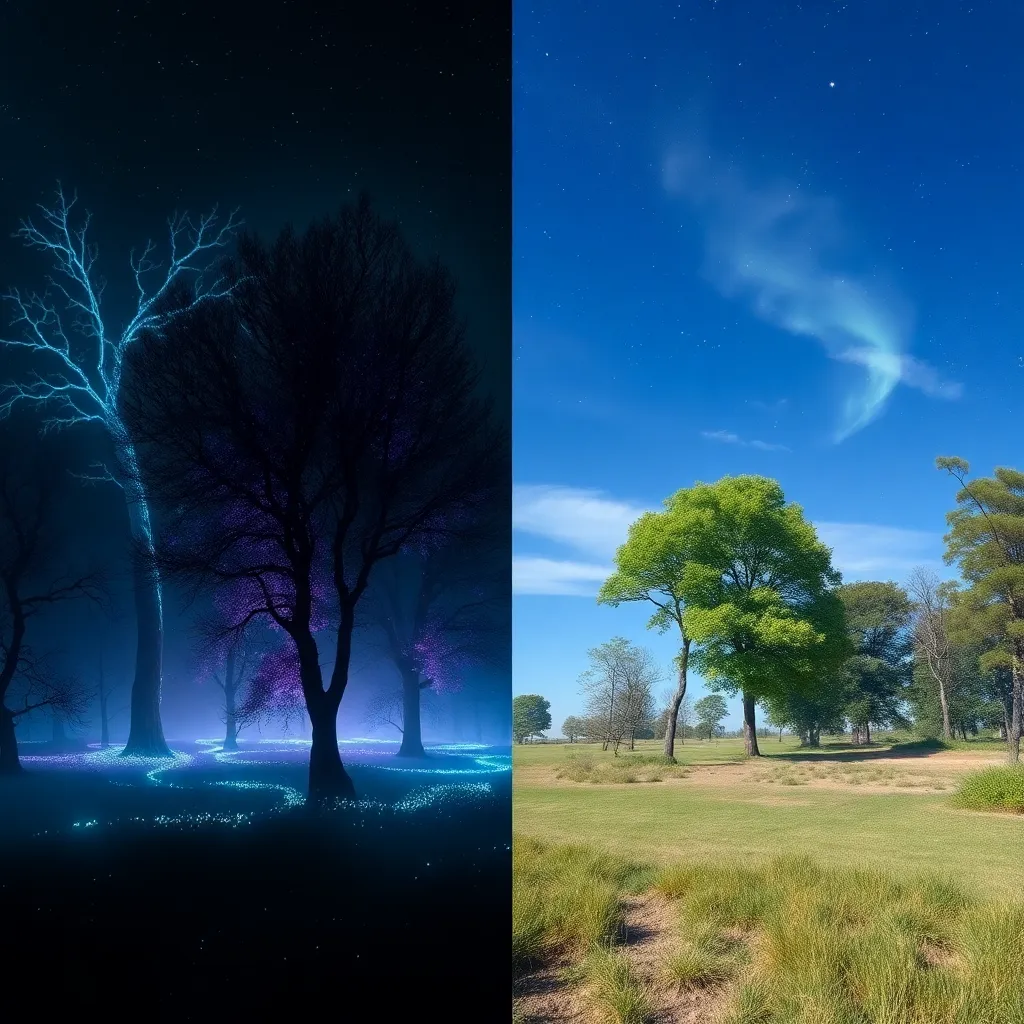 Dark Light Dreamscapes Style