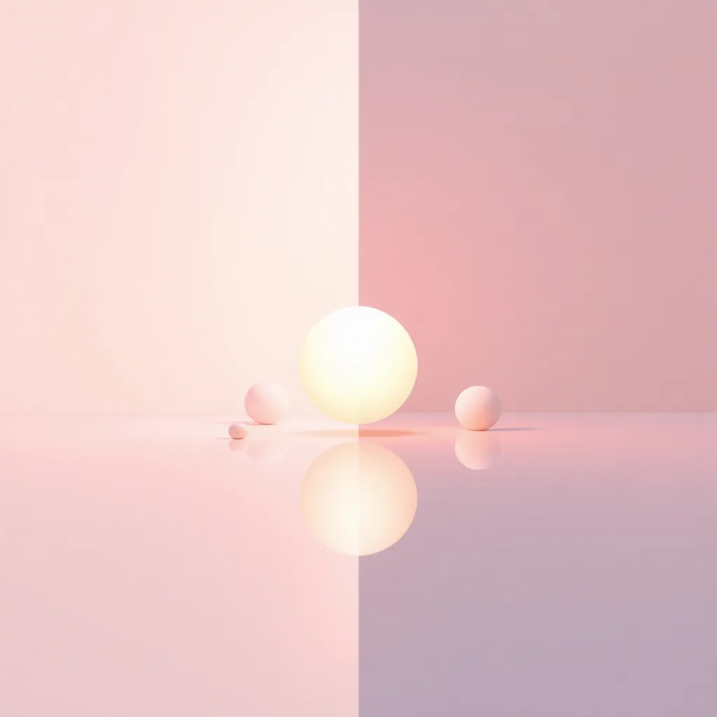 Dreamy Minimal 3D Style