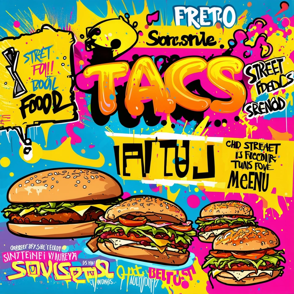 Vibrant Street Food Menu Vibrant Street Food Menu