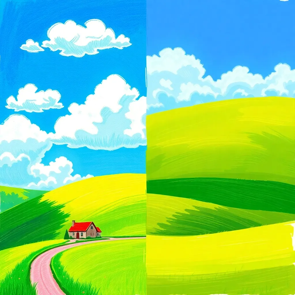 Vivid Crayon Style